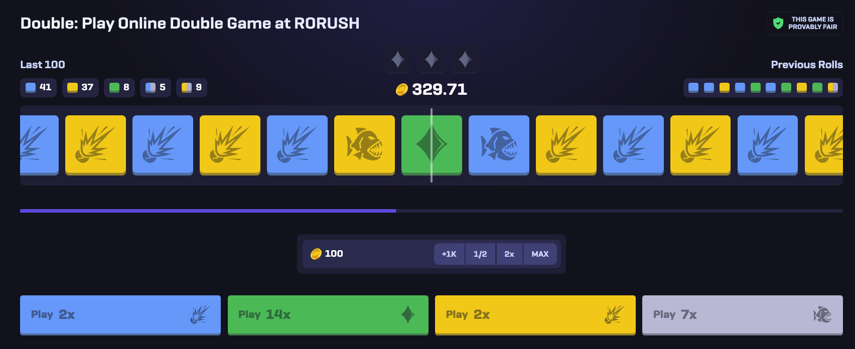 RORUSH double